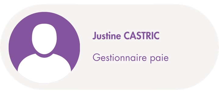 Justine CASTRIC Gestionnaire paie